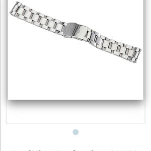 Silver Breitling watch band- no extra links-